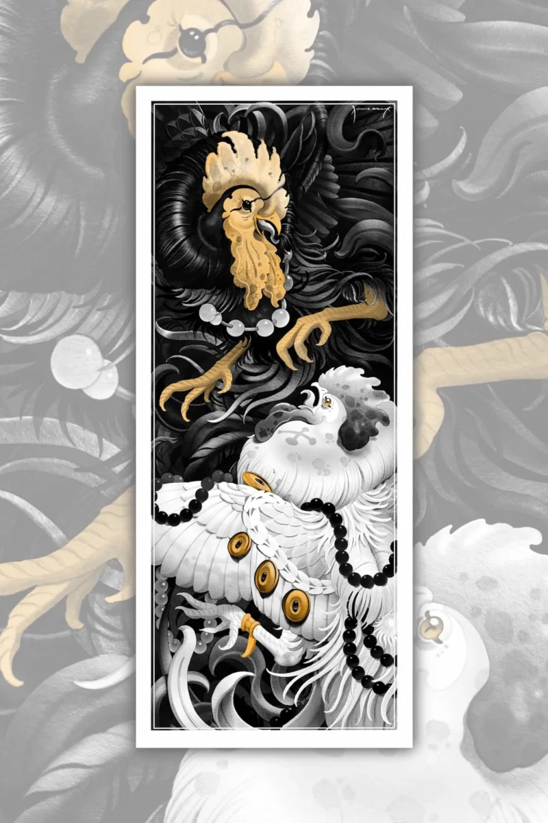 Yin Yang Rooster